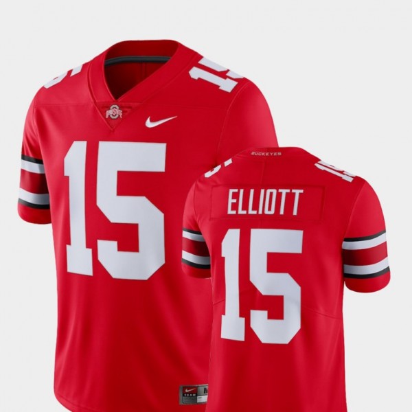 Ohio State Buckeyes Ezekiel Elliott Men's #15 Alumni Limited Scarlet College Football Jersey 2404JKOM7